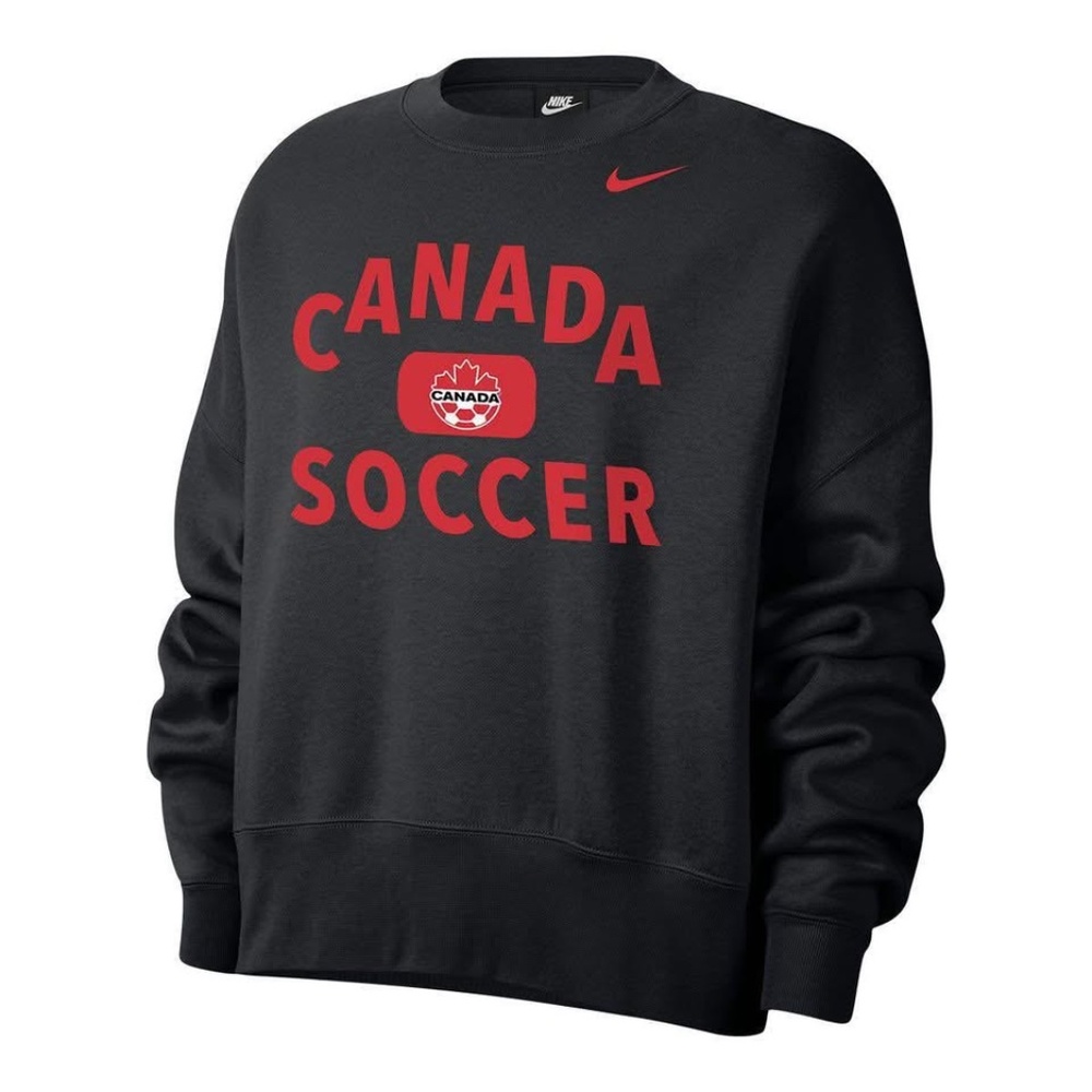 BRAND NEW women nike Nike canada soccer campus crew sweater size M & XL